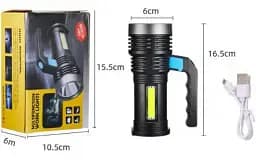 Світлодіодний ручний ліхтар Multifuncion work lights 3W портативний на акумуляторі - мініатюра 3