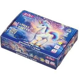 Гуаш ZiBi Unicorn 12 кольорів х 20 мл (ZB.6626)