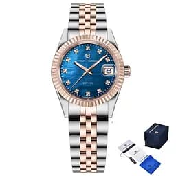 Часы Pagani Design PD-1794L Silver-Rose Gold-Blue