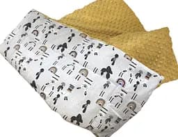 Плед з плюшем Moontime 100x80 см "Лами"