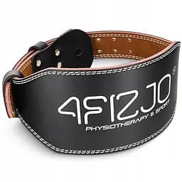 Пояс для тяжелой атлетики 4FIZJO кожаный Size S Black (P-5905973404297)