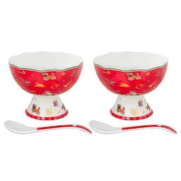 Набір креманок Lefard Christmas Delight з ложкою (985-212)