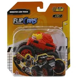 Машинка-трансформер Flip Cars 2 в 1 Монстр-трак Лев EU463875A-02