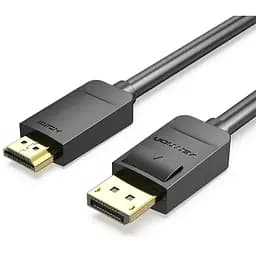 Кабель Vention DisplayPort - HDMI (M/M), 2 м, Black (HADBH)