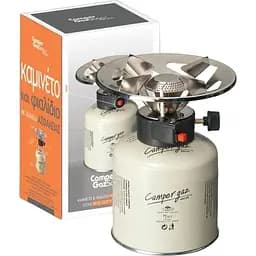 Портативная газовая горелка Camper Gaz Delux 500, пьезо, 1448 Вт (200319)