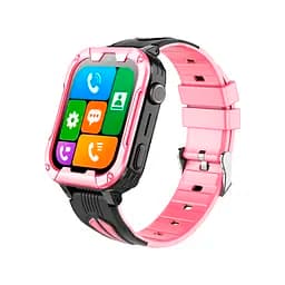 Смарт-годинник дитячі з відеодзвінком Wonlex KT32 Original WI-FI GPS SIM-карта Pink (18345) - мініатюра 2