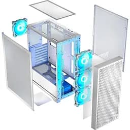 Корпус LogicConcept DART PRO ARGB WHITE MESH без БП (AT-DART-PRO-ARGB-20) - мініатюра 5