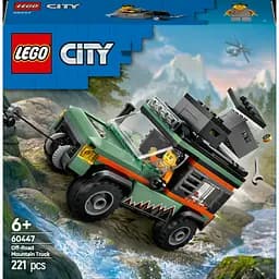 Конструктор LEGO City Внедорожный горный грузовик 4x4, 221 деталь (60447)