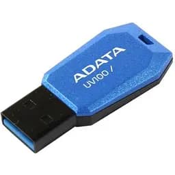 USB флеш накопичувач ADATA 32GB DashDrive UV100 Blue USB 2.0 (AUV100-32G-RBL) - мініатюра 2