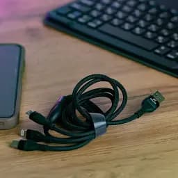 Універсальний зарядний кабель 3 в 1 Type-C/Micro-USB/Lightning Smart X UR521 - мініатюра 17