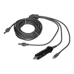 Кабель живлення 3 в 1 для Starlink Mini E-NET автомобільний прикурювач, DC Plug та USB Type-C Plug 5м (73-00657)
