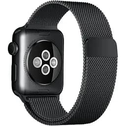 Ремінець BeWatch для Apple Watch міланська петля 38 мм/40 мм Чорний (1050201)