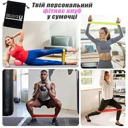 Резинки для фітнесу BraveU спортивні набір еспандер 5 шт - мініатюра 8