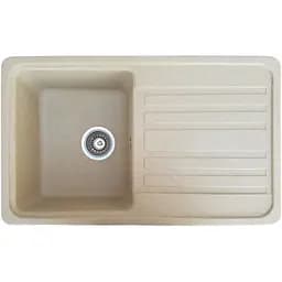 Гранитная кухонная мойка Romzha Regula 76 Bezhvy (402) с крылом