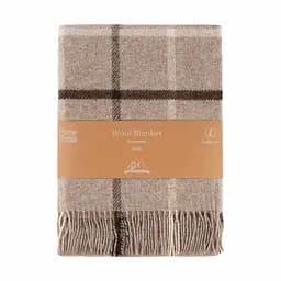 Плед Ardesto Leonardo Alpina 100% вовна бежевий 140 x 200 см (ART0702LM)