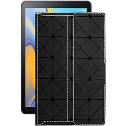 Чехол StatusCASE из экокожи для планшета Samsung Galaxy Tab A 10.5 (T590) Черный ромб