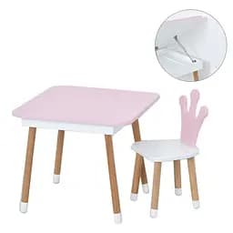 Столик зі стільцем Корона з ящиком Bambi 50х90х55 см det0015791 - мініатюра 2