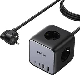 Зарядний адаптер блок живлення 4 порти Ugreen CD268 65 W DigiNest Cube (2C2A) (UGR-60113) - мініатюра 3