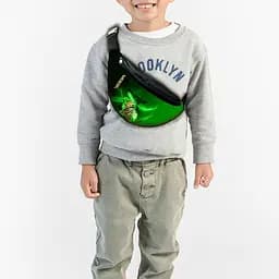 Сумка-бананка детская Йода Стар Варс "Star Wars" ,32х15см,сумка для мальчика  через плечо (00225)