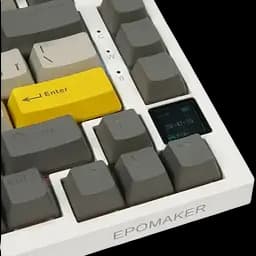 Клавіатура бездротова Epomaker AK820 Pro Flying Fish Switch UA RGB White (AK820-PRO-W-FF) - мініатюра 3