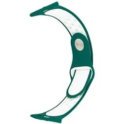 Ремешок Apple Watch Nike Sport 38/40/41 мм Темно-зеленый Белый S