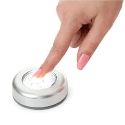 Переносний led-світильник Touch On — Push Light світлодіодний світильник на батарейках переносний 3 шт. - мініатюра 4