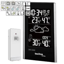 Метеостанція Technoline WS9060 Black/Silver (WS9060) - мініатюра 9