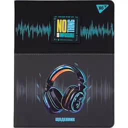 Щоденник шкільний Yes Headphones PU інтегральний А5 40 аркушів (911620)