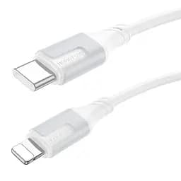 Дата кабель Borofone BX101 Creator 27W Type-C to Lightning (1m) White - мініатюра 2