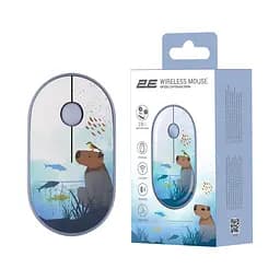 Комп'ютерна миша 2E MF300 CAPYBARA:SWIM Silent WL BT синій teh0014065 - мініатюра 7