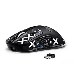 Ігрова мишка ATTACK SHARK X3 / Три режими підключення / Сенсор PAW3395 / 49 г / Black - мініатюра 2
