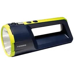 Ліхтар акумуляторний Tiross TS1858 з ручкою дальність 200 м, USB зарядка 1 шт. чорний (TS1858)
