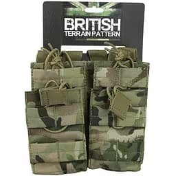 Підсумок під магазини АК Kombat UK Double DUO Mag Pouch Мультикам (1000-kb-ddmp-btp)