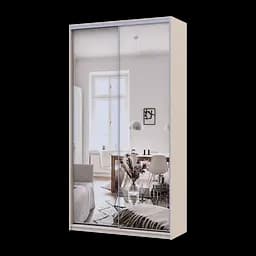 Шафа купе Doros Сіті Лайт Кашемір 2 Дзеркала 120х45х225 (80736344) - мініатюра 1