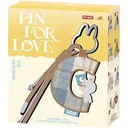 Брелок-сюрприз Pop Mart The Monsters Серія Pin for Love Letter A-M колекційний (MPFL-02)