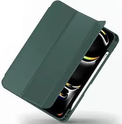 Чохол-книжка DK для Apple iPad Pro 13" M4 2024 Еко-шкіра силікон Smart Case Слот під Стілус green - мініатюра 2