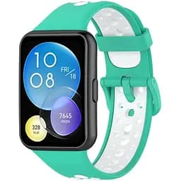 Силиконовый ремешок Primolux Perfor Classic для смарт-часов Huawei Watch Fit 2-Mint White