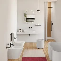 Умивальник Rea Iris 71 white matt накладний REA-U4305, Білий матовий - мініатюра 7