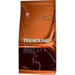 Сухий корм для котів Trendline з ягням та рисом 15 кг