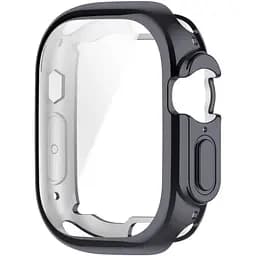 Чохол-накладка DK для Apple Watch Ultra 49mm (Series 1 / 2) Silicone Face Case (gun metal) - мініатюра 2