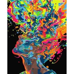 Картина по номерам Brushme Взрыв креатива 40x50 см