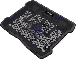 Підставка для ноутбука Canyon 15.6" NS02 1Fan 2USB LED Black (CNE-HNS02) - мініатюра 2