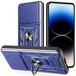 Чохол Ummi Camshield Serge Ring для Xiaomi Poco M7 Pro 5G Синій/Navy - мініатюра 3