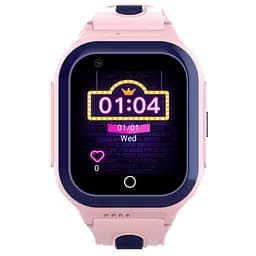 Дитячий розумний годинник DF70 з GPS геолокацією, SIM картою, функцією прослуховування та акумулятором 1000 мАг До 7 днів роботи Рожевий - мініатюра 2