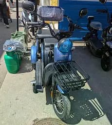 Електроскутер Триколісний Crosser TR1 (600W, 72V, 20Ah) Синій - мініатюра 5