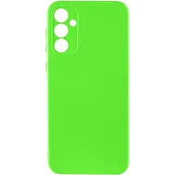 Чохол Getman TPU Liquid Silk Full Camera для Samsung Galaxy A35 Салатовий/Neon Green