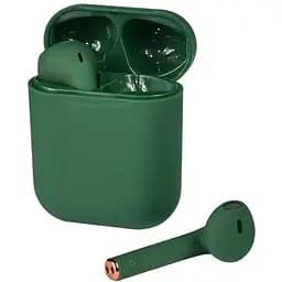 Беспроводные наушники V11 TWS зелёные