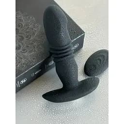 Анальний фалоімітатор Масажер простати Анальний телескопічний вібромасажер