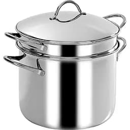 Кастрюля Barazzoni Inox для макарон с термодиффузором на дне 22 см 6 л (401049022)