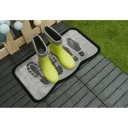 Піддон для взуття з малюнком MultyHome Footprints 38x75 см - мініатюра 3